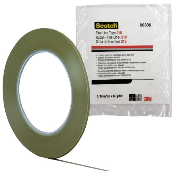 Protective tape 3mm x 55m 218 green tape